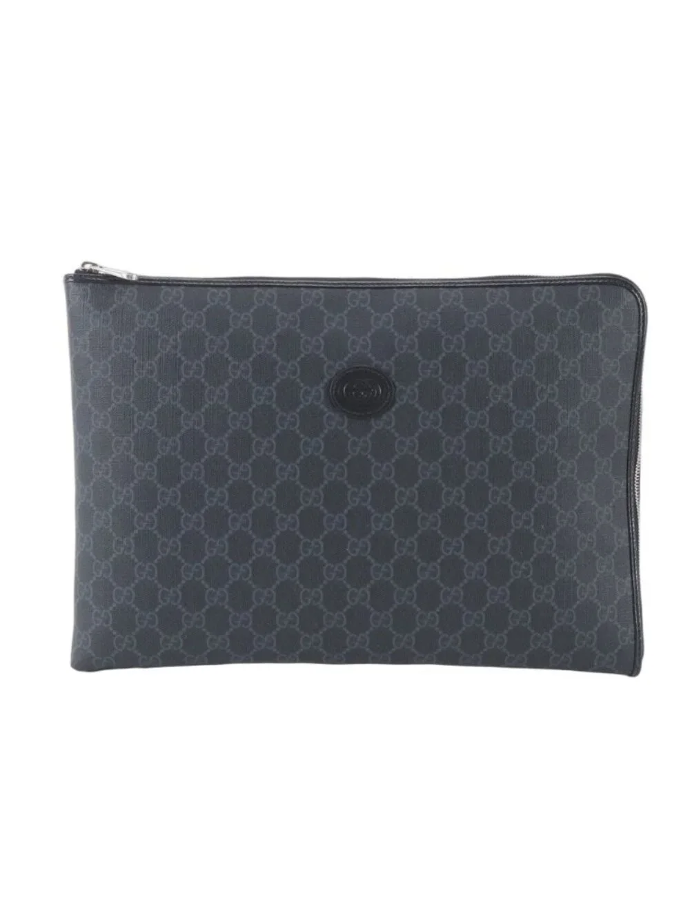 Gucci GG Supreme Leather Clutch Pouch Business